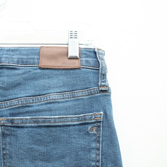 Madewell High Rise Raw Hem Button Fly Skinny Jeans - Picture 6 of 6
